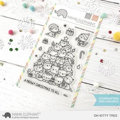 Mama Elephant Clear Stamps - Oh Kitty Tree